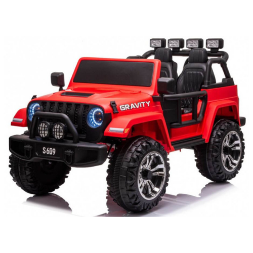 Masinuta electrica pentru copii GRAVITY STRONG cu 2 locuri 24 Volti (609) Rosu