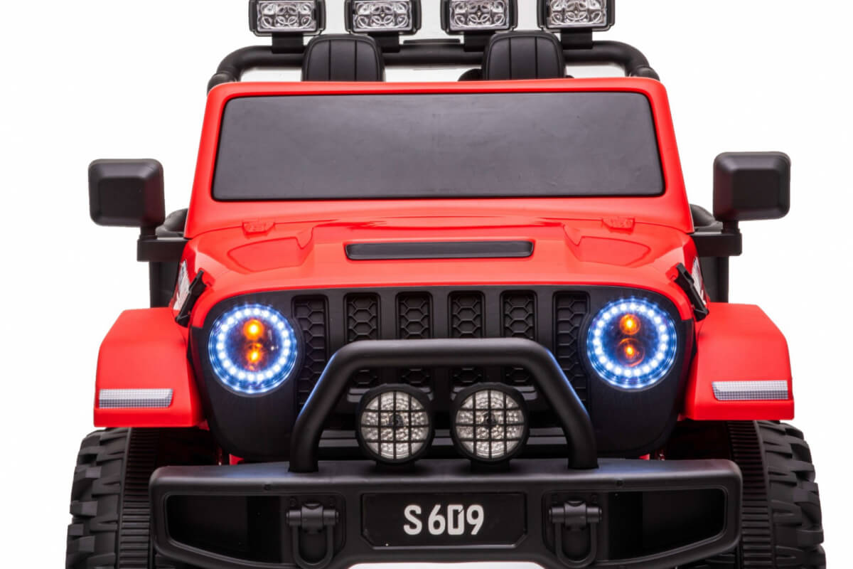 Masinuta electrica pentru copii GRAVITY STRONG cu 2 locuri 24 Volti (609) Rosu - imagine 6