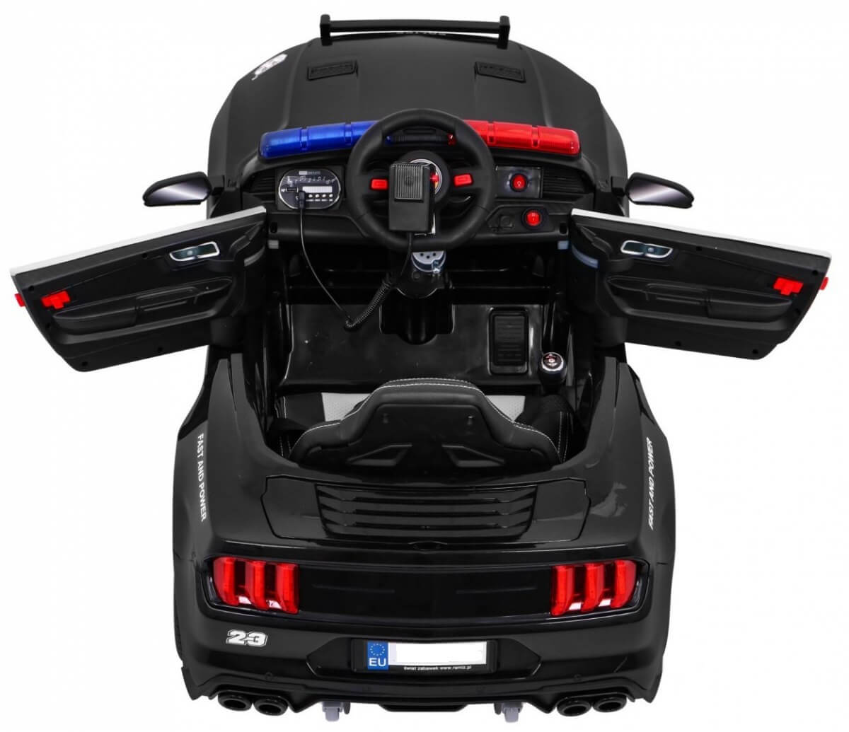 Masinuta electrica pentru copii GT Sport Polita (0007) Negru - imagine 7
