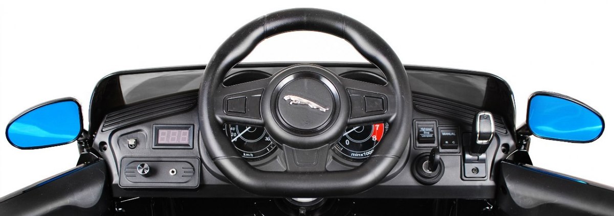 Masinuta electrica pentru copii JAGUAR F-type R (DMD-218) Negru metalizat - imagine 2