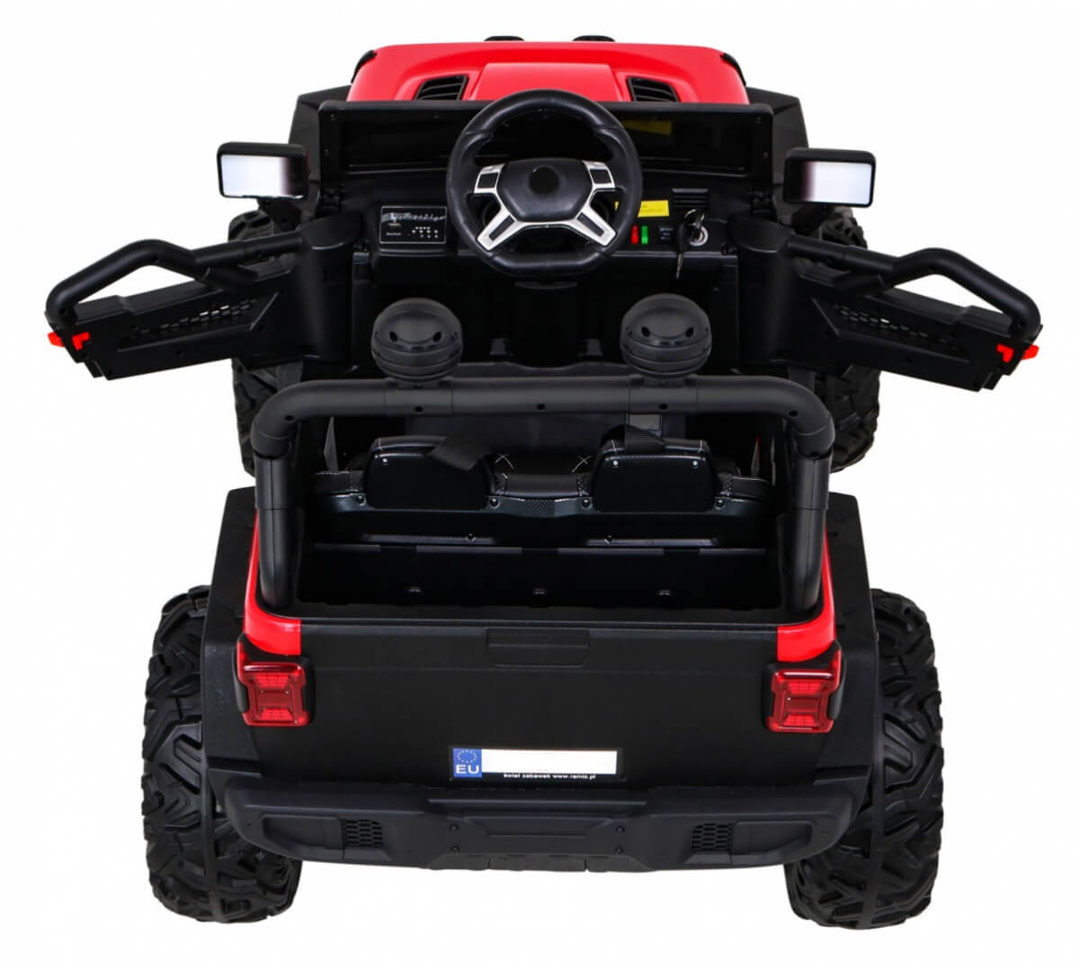 Masinuta electrica pentru copii OFF-ROAD 4X4 (HC8988) Rosu - imagine 2