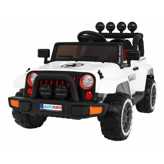 Masinuta electrica pentru copii FULL TIME 4WD (7588) 4x4, Alb
