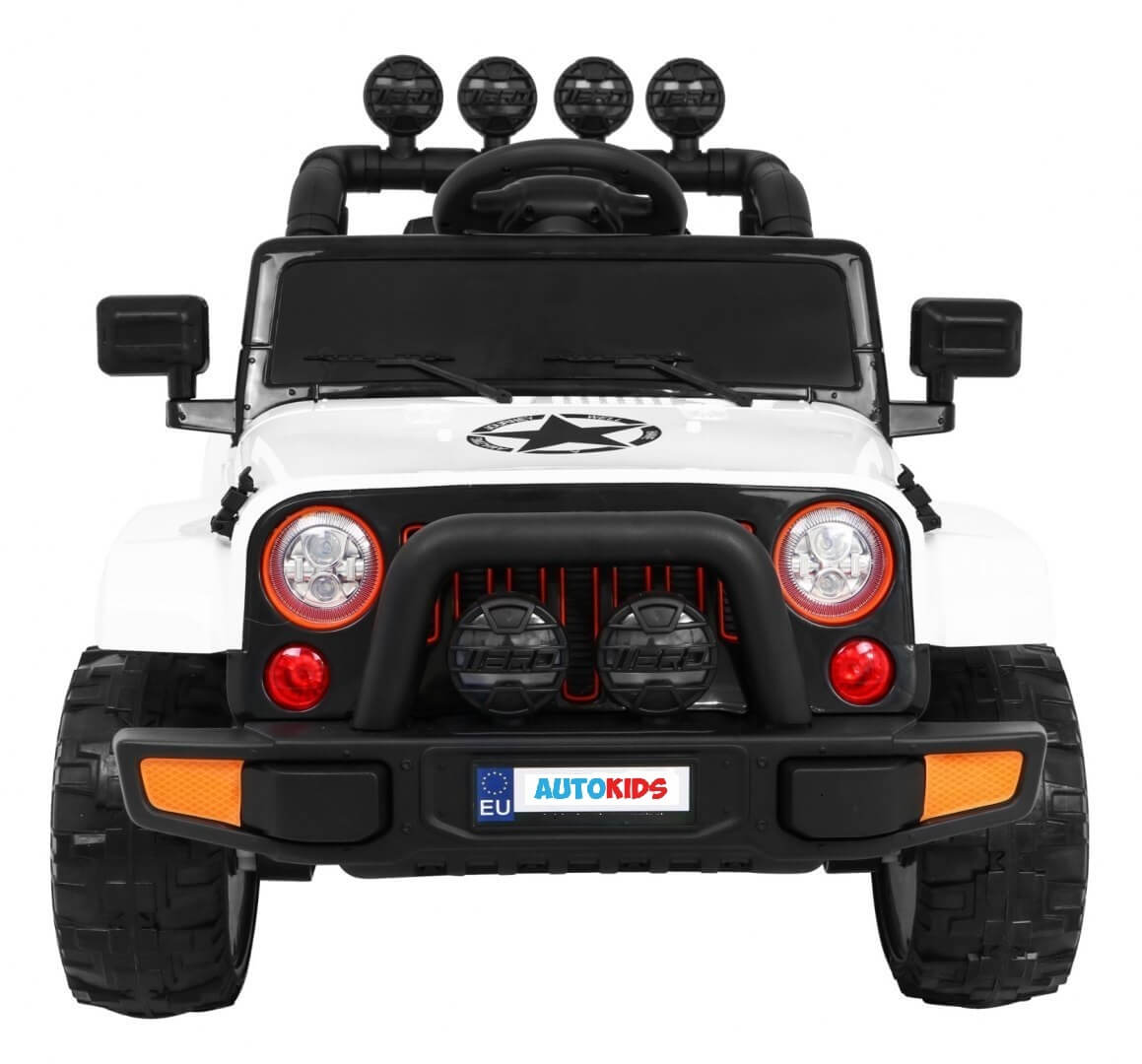 Masinuta electrica pentru copii FULL TIME 4WD (7588) 4x4, Alb - imagine 10