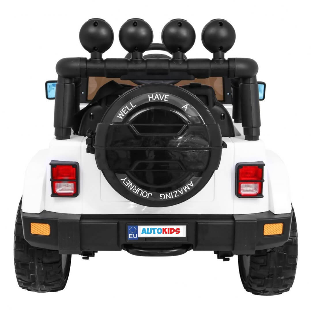 Masinuta electrica pentru copii FULL TIME 4WD (7588) 4x4, Alb - imagine 3