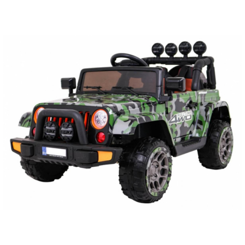 Masinuta electrica pentru copii FULL TIME 4WD (7588) 4×4 Military