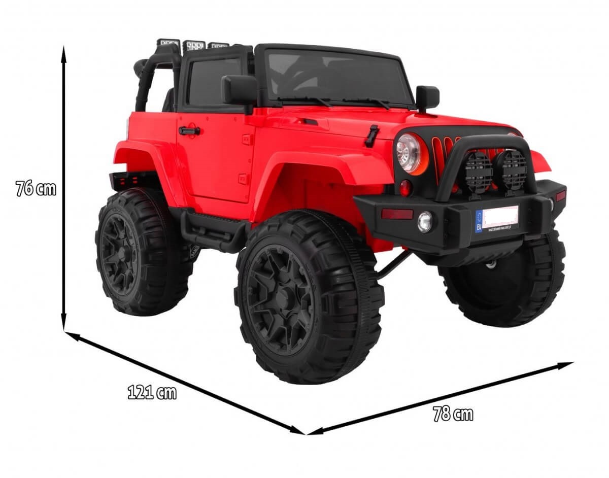 Masinuta electrica pentru copii SUV ALL TERRAIN (0905) Rosu - imagine 2