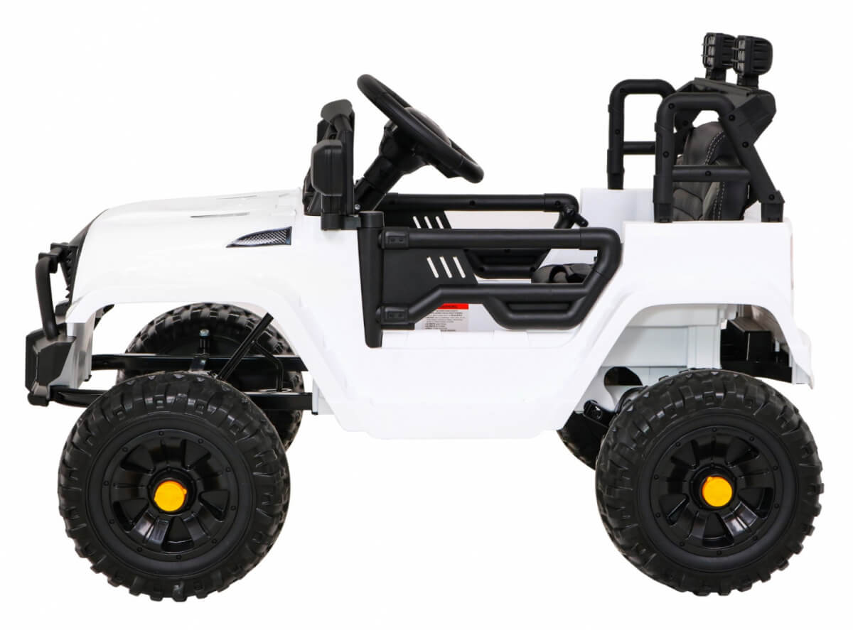Masinuta electrica pentru copii JEEP DARK KNIGHT (0922) Alb - imagine 3