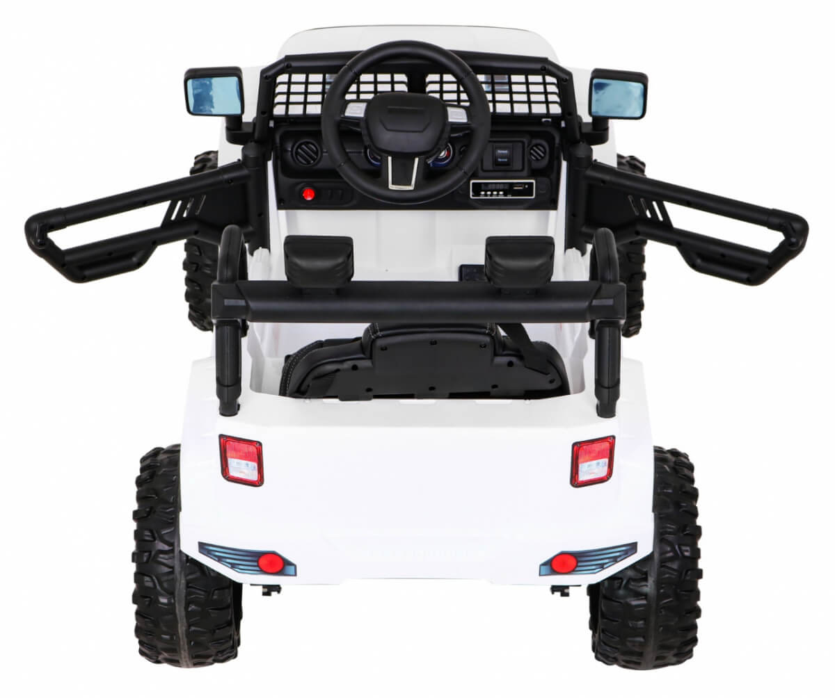 Masinuta electrica pentru copii JEEP DARK KNIGHT (0922) Alb - imagine 5