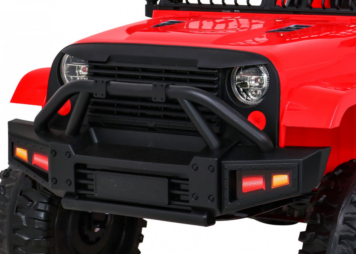Masinuta electrica pentru copii JEEP DARK KNIGHT (0922) Rosu - imagine 6