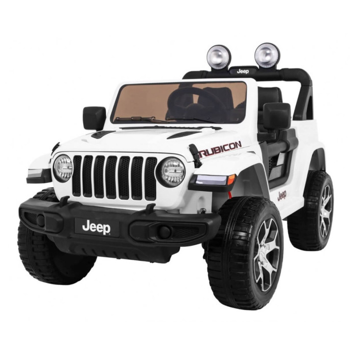 Masinuta electrica pentru copii JEEP WRANGLER RUBICON 4X4 (555), Alb