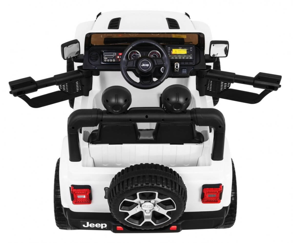 Masinuta electrica pentru copii JEEP WRANGLER RUBICON 4X4 (555), Alb - imagine 2