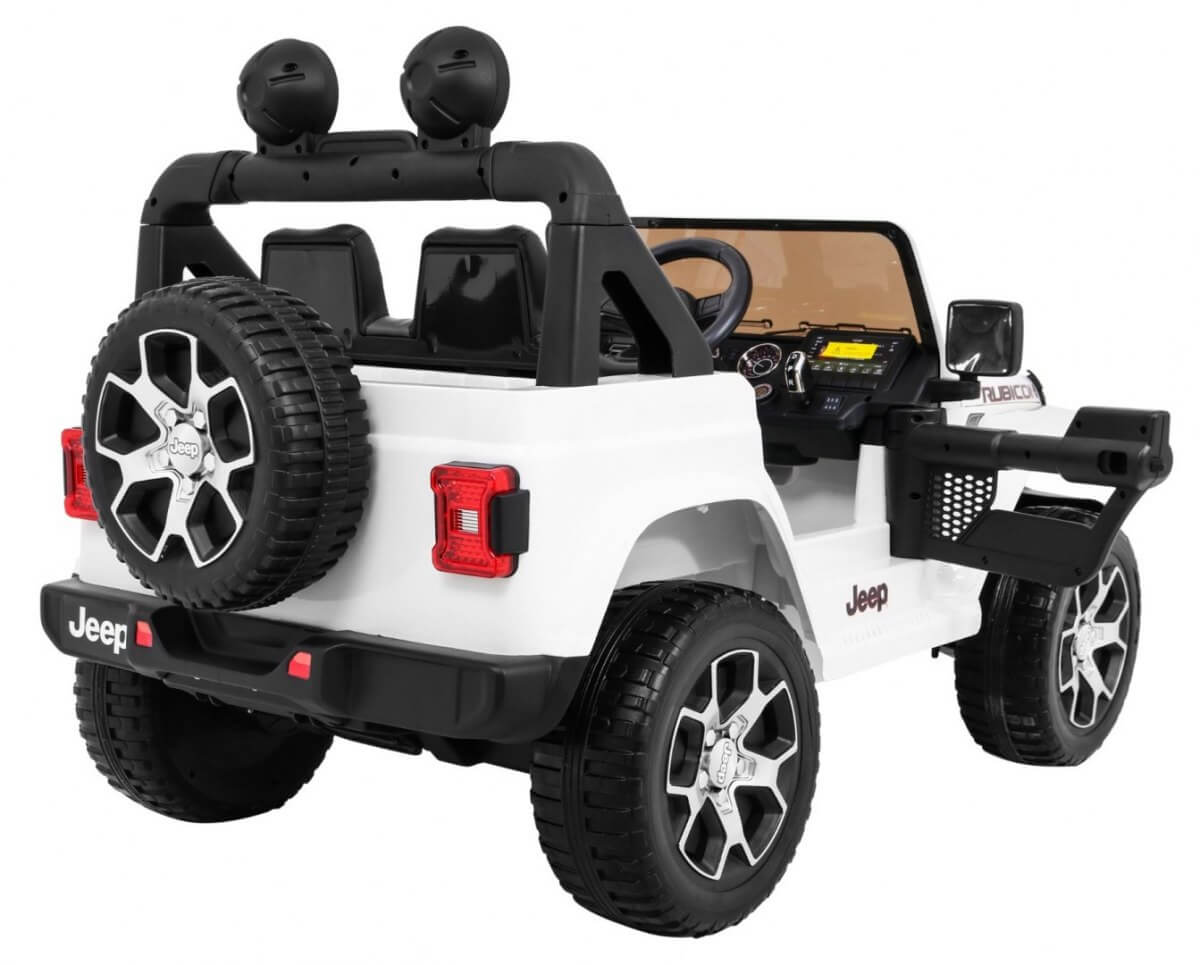 Masinuta electrica pentru copii JEEP WRANGLER RUBICON 4X4 (555), Alb - imagine 11