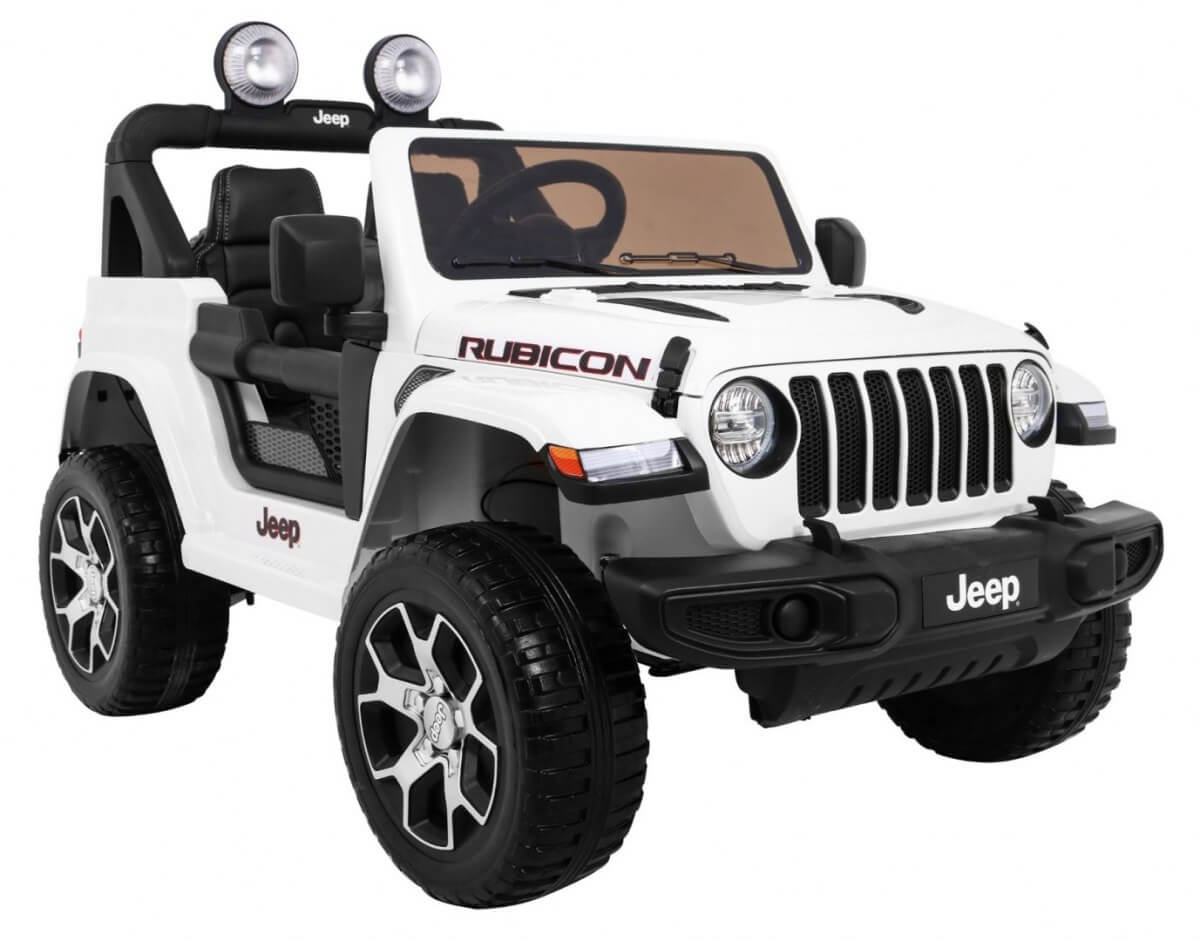 Masinuta electrica pentru copii JEEP WRANGLER RUBICON 4X4 (555), Alb - imagine 10
