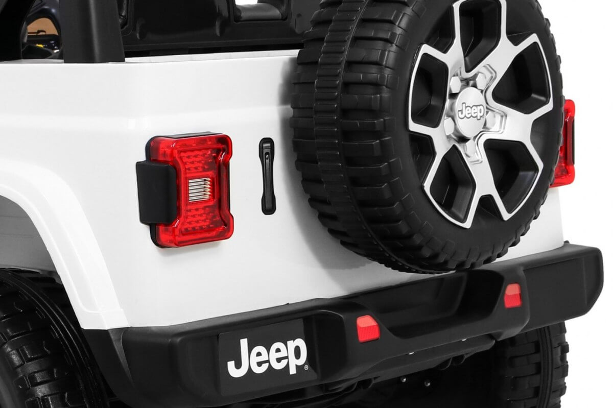 Masinuta electrica pentru copii JEEP WRANGLER RUBICON 4X4 (555), Alb - imagine 8