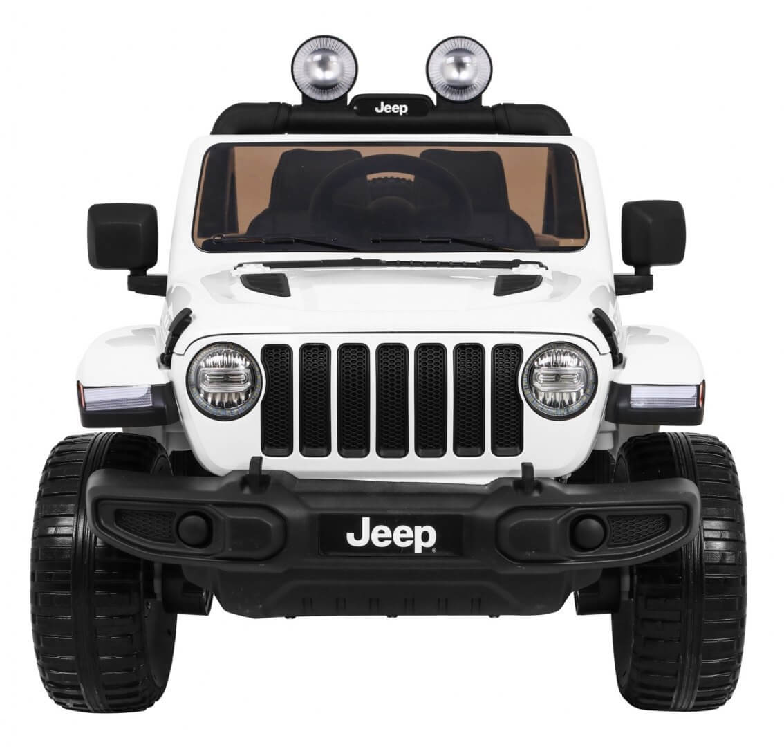 Masinuta electrica pentru copii JEEP WRANGLER RUBICON 4X4 (555), Alb - imagine 5