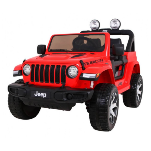 Masinuta electrica pentru copii JEEP WRANGLER RUBICON 4X4 (555), Rosu