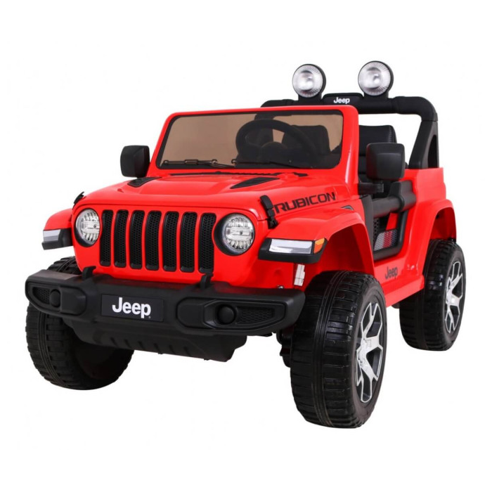 Masinuta electrica pentru copii JEEP WRANGLER RUBICON 4X4 (555), Rosu