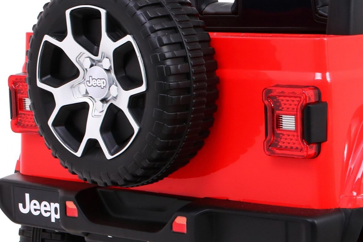 Masinuta electrica pentru copii JEEP WRANGLER RUBICON 4X4 (555), Rosu - imagine 2