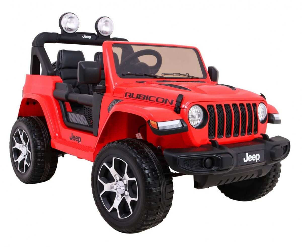 Masinuta electrica pentru copii JEEP WRANGLER RUBICON 4X4 (555), Rosu - imagine 11