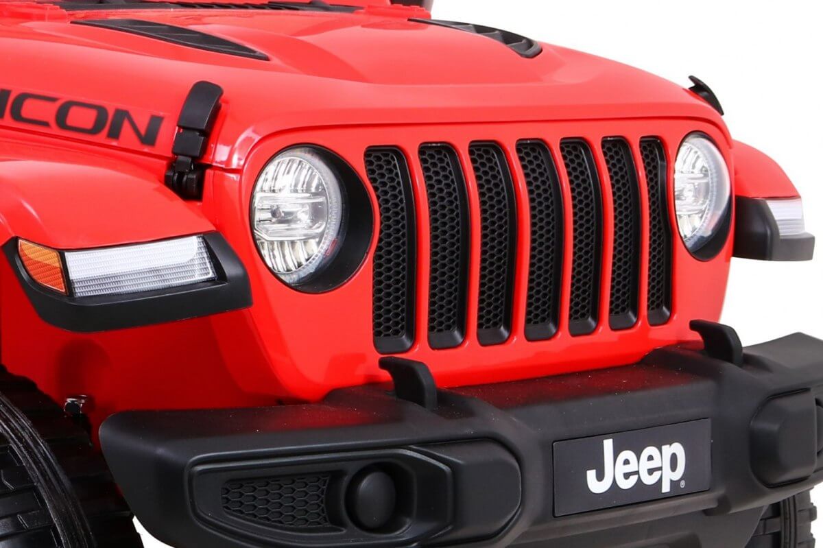 Masinuta electrica pentru copii JEEP WRANGLER RUBICON 4X4 (555), Rosu - imagine 10