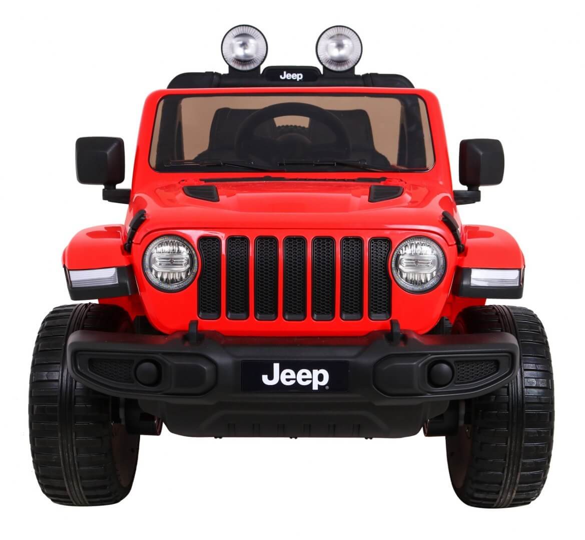 Masinuta electrica pentru copii JEEP WRANGLER RUBICON 4X4 (555), Rosu - imagine 8
