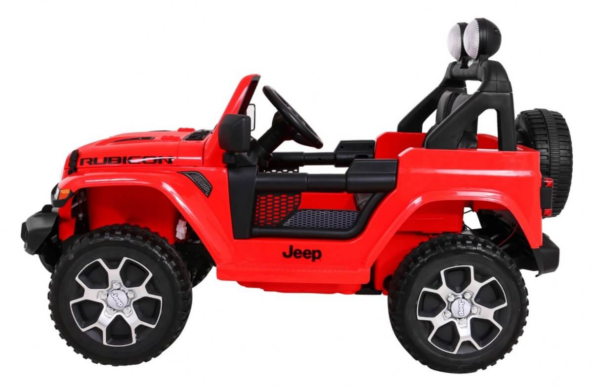 Masinuta electrica pentru copii JEEP WRANGLER RUBICON 4X4 (555), Rosu - imagine 7