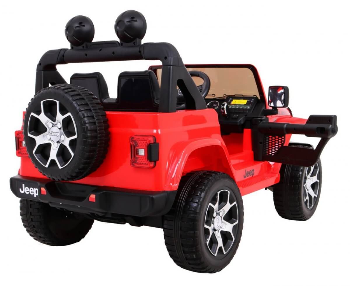 Masinuta electrica pentru copii JEEP WRANGLER RUBICON 4X4 (555), Rosu - imagine 14