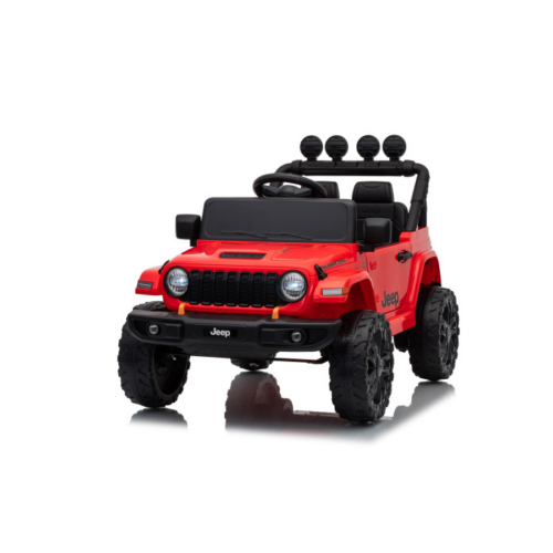 Masinuta electrica pentru copii JEEP WRANGLER RUBICON cu telecomanda parentala, Rosu