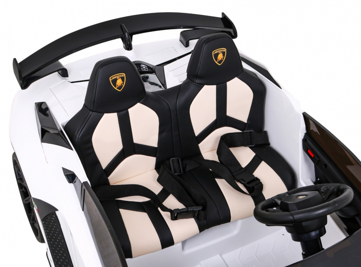 Masinuta electrica pentru copii Lamborghini Aventador SVJ Roadster 24V Drift cu 2 locuri (2028-drift) Galben - imagine 7