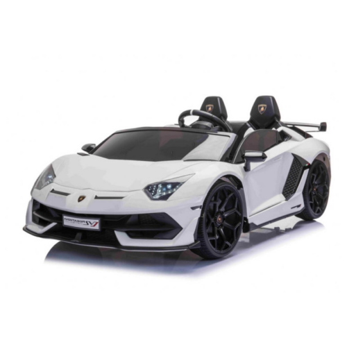 Masinuta electrica pentru copii Lamborghini Aventador SVJ 12 volti (2028) Alb
