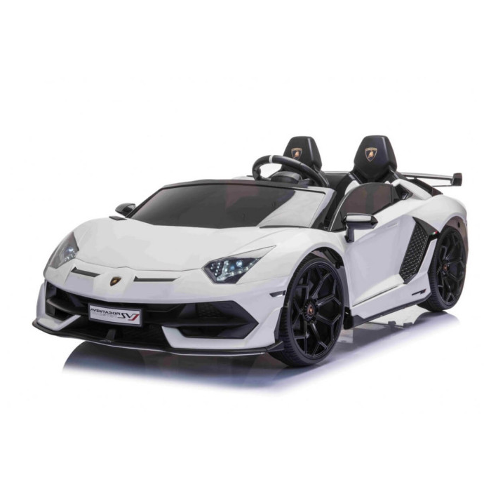 Masinuta electrica pentru copii Lamborghini Aventador SVJ 12 volti (2028) Alb