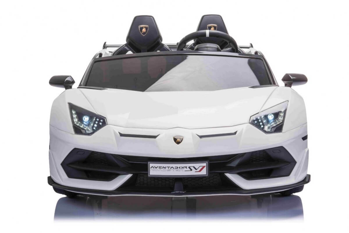 Masinuta electrica pentru copii Lamborghini Aventador SVJ 12 volti (2028) Alb - imagine 2