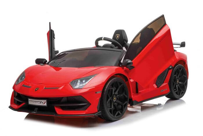 Masinuta electrica pentru copii Lamborghini Aventador SVJ Roadster 24V Drift cu 2 locuri (2028-drift) Rosu - imagine 5