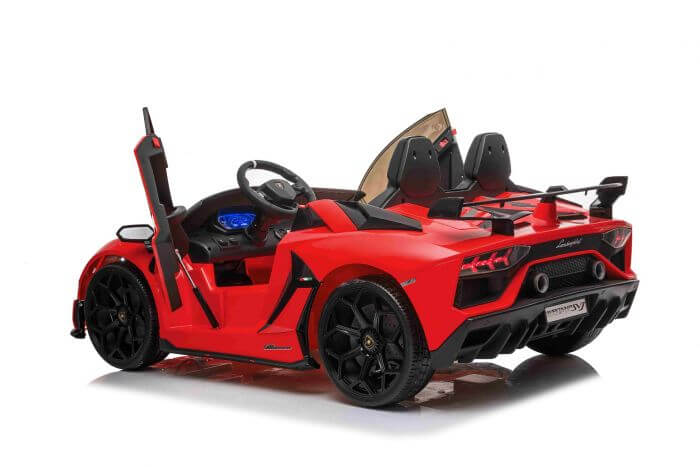 Masinuta electrica pentru copii Lamborghini Aventador SVJ Roadster 24V Drift cu 2 locuri (2028-drift) Rosu - imagine 6