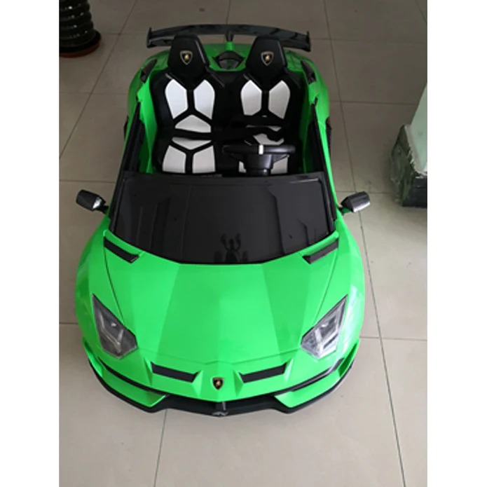 Masinuta electrica drift Lamborghini Aventador 24V 500W Drift cu 2 locuri viteza max 13km/h (2028-drift) Verde