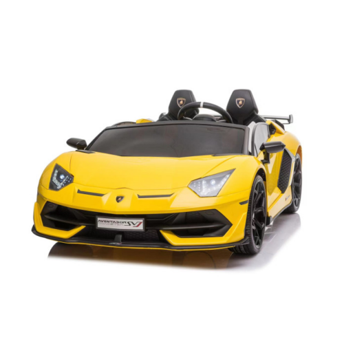 Masinuta electrica pentru copii Lamborghini Aventador SVJ Roadster 24V Drift cu 2 locuri (2028-drift) Galben