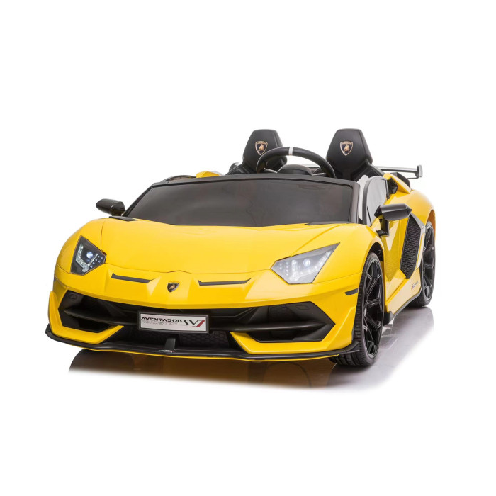 Masinuta electrica pentru copii Lamborghini Aventador SVJ Roadster 24V Drift cu 2 locuri (2028-drift) Galben