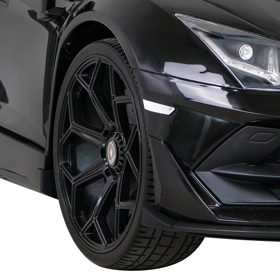 Masinuta electrica pentru copii Lamborghini Aventador SVJ Roadster 24V 500W Drift cu 2 locuri viteza maxima 13km/h (2028-drift) Negru - imagine 9