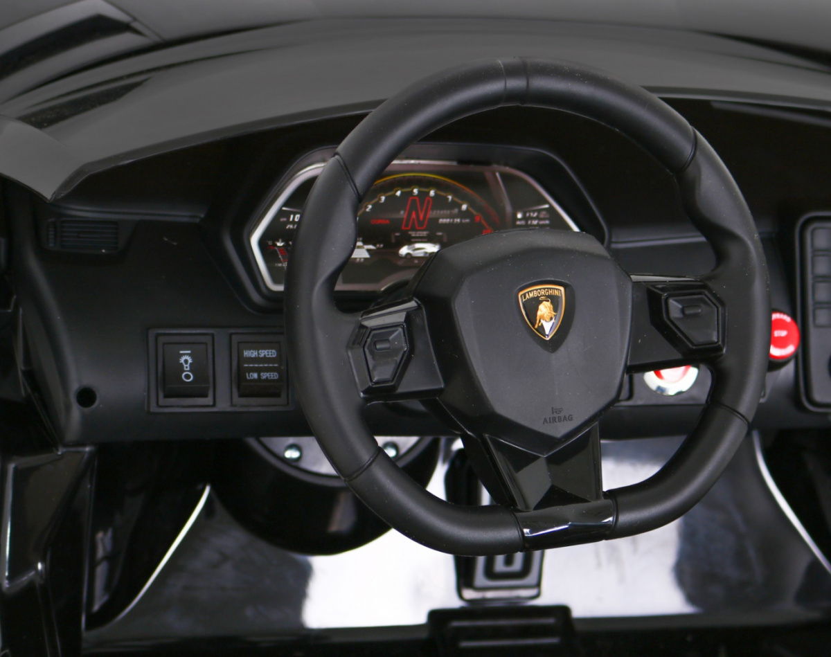 Masinuta electrica drift Lamborghini Aventador 24V 500W Drift cu 2 locuri viteza max 13km/h (2028-drift) Negru - imagine 5