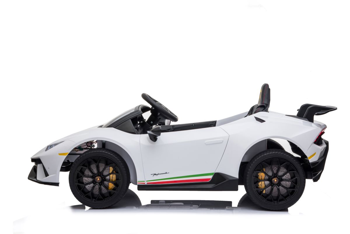 Masinuta electrica pentru copii Lamborghini Huracan 4X4 (S308) Alb - imagine 2