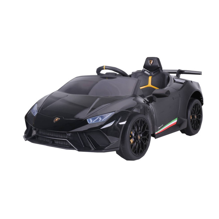 Masinuta electrica pentru copii Lamborghini Huracan 4x4 Lux, 12V 120w (S308) Negru