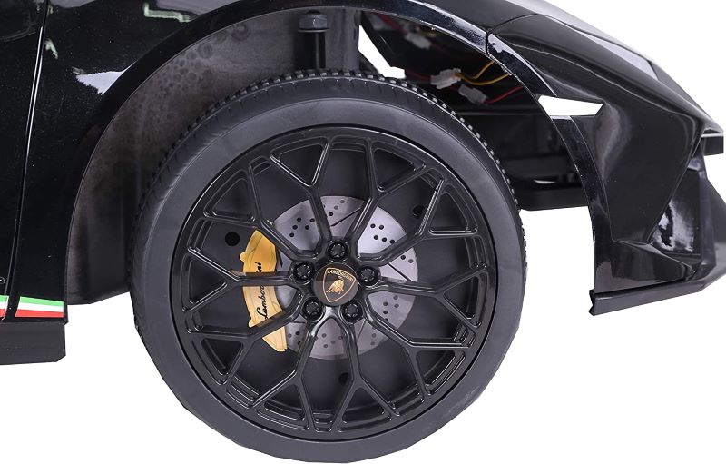 Masinuta electrica pentru copii Lamborghini Huracan 4x4 Lux, 12V 120w (S308) Negru - imagine 5
