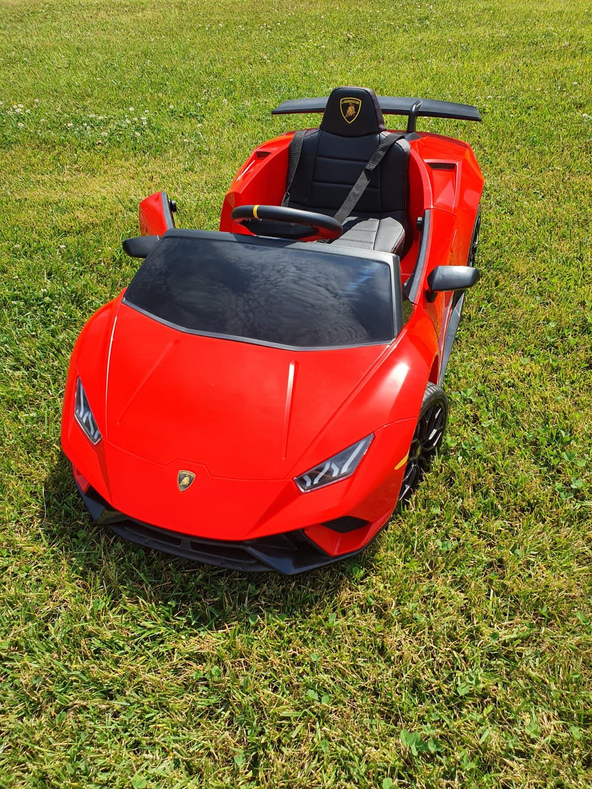Masinuta electrica pentru copii Lamborghini Huracan 4x4 Lux, 12V 120w (S308) Rosu - imagine 2