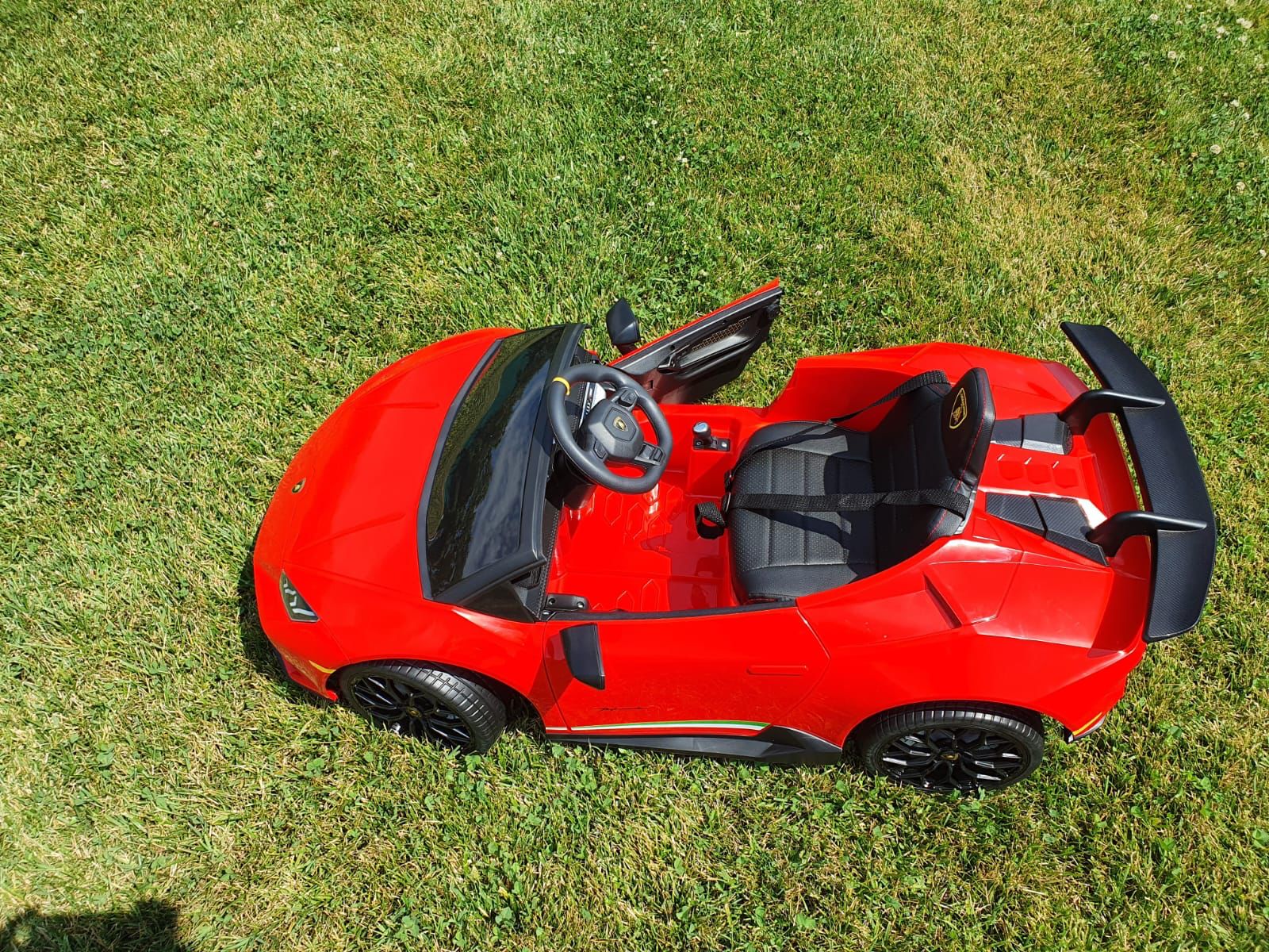 Masinuta electrica pentru copii Lamborghini Huracan 4x4 Lux, 12V 120w (S308) Rosu - imagine 5