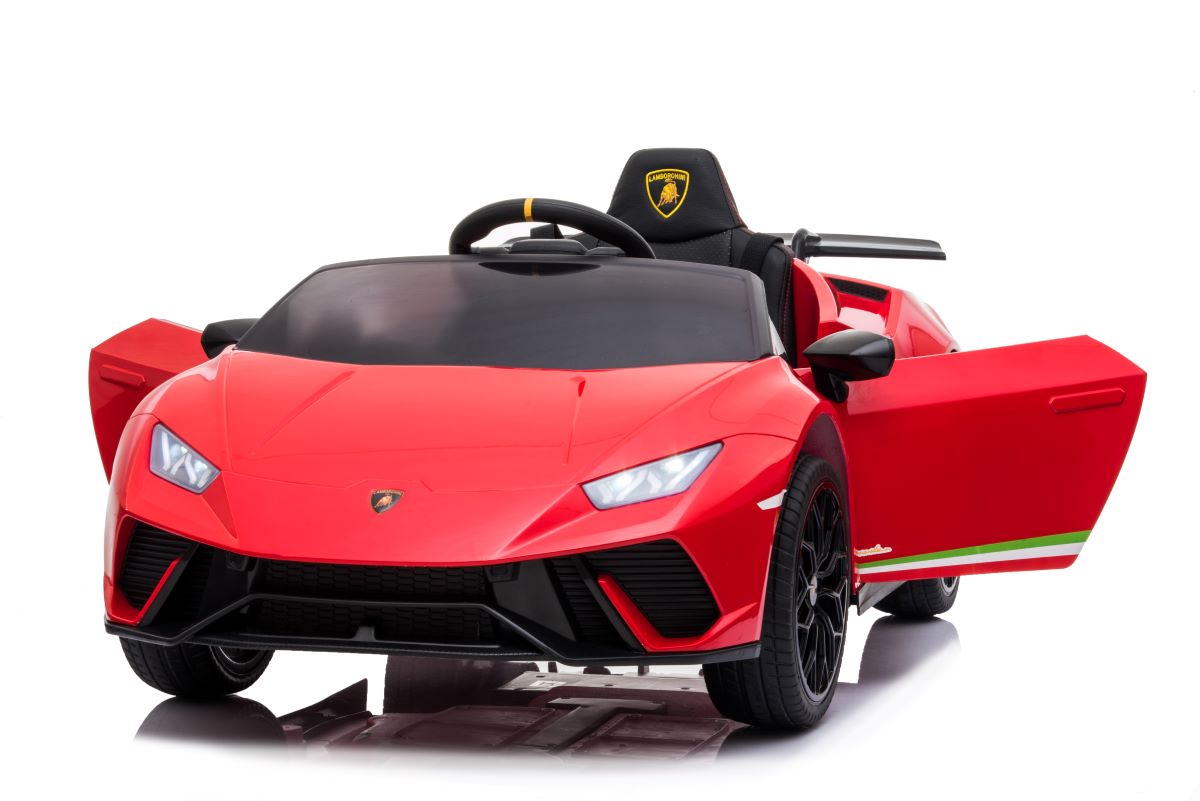 Masinuta electrica pentru copii Lamborghini Huracan 4x4 Lux, 12V 120w (S308) Rosu - imagine 6