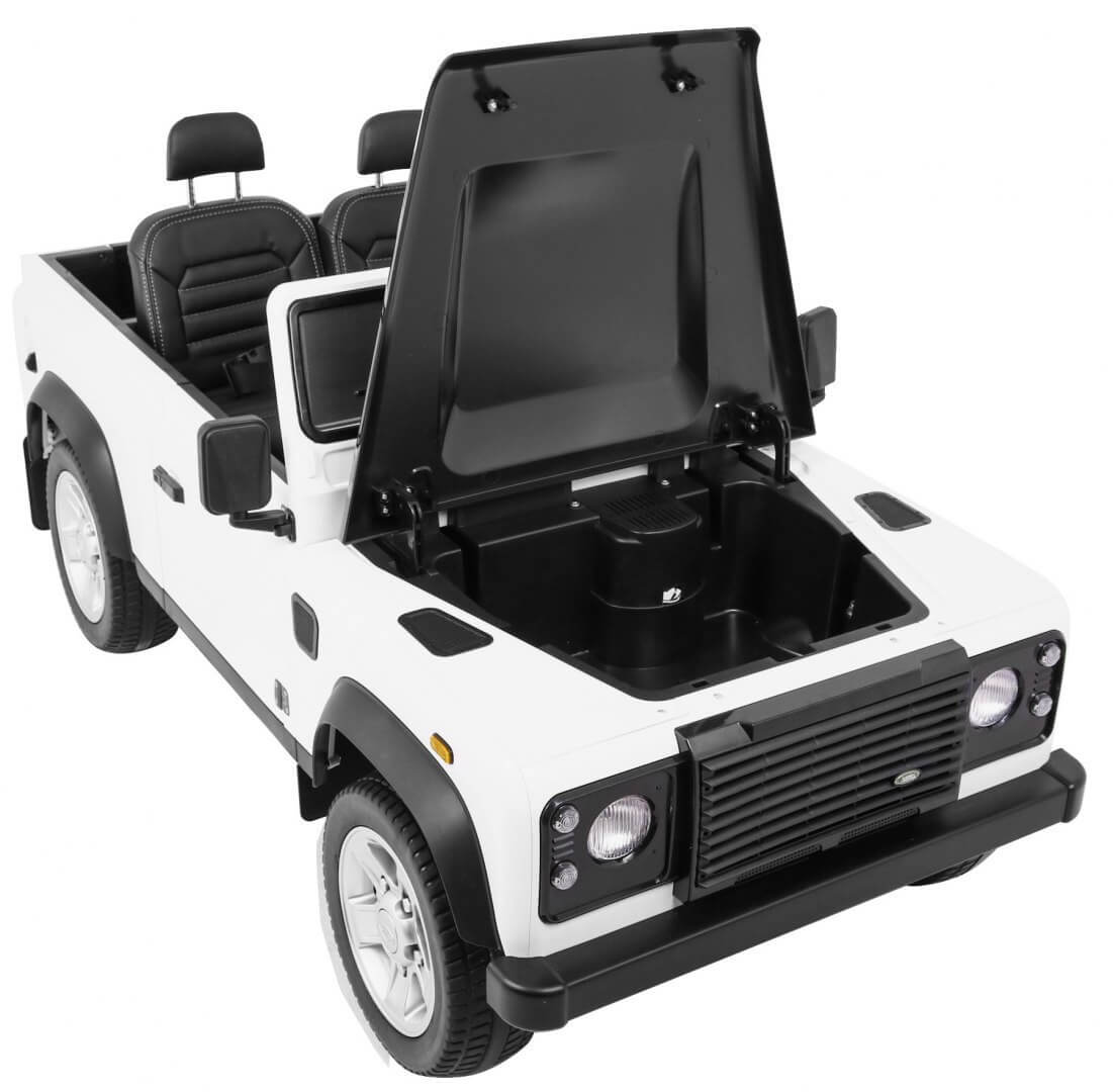 Masinuta electrica pentru copii Land Rover DEFENDER 4x4 (328) Alb - imagine 2