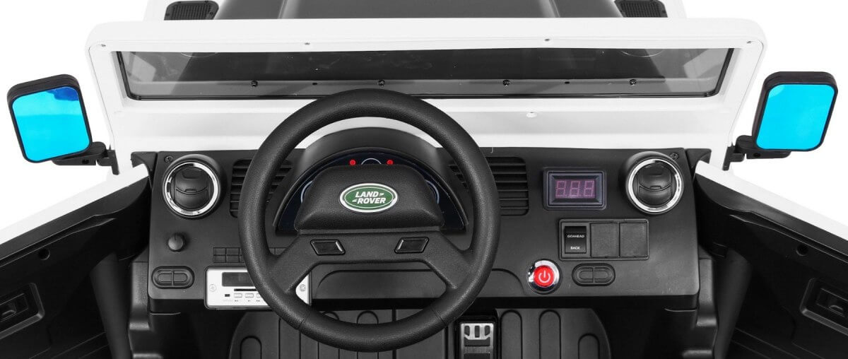 Masinuta electrica pentru copii Land Rover DEFENDER 4x4 (328) Alb - imagine 6