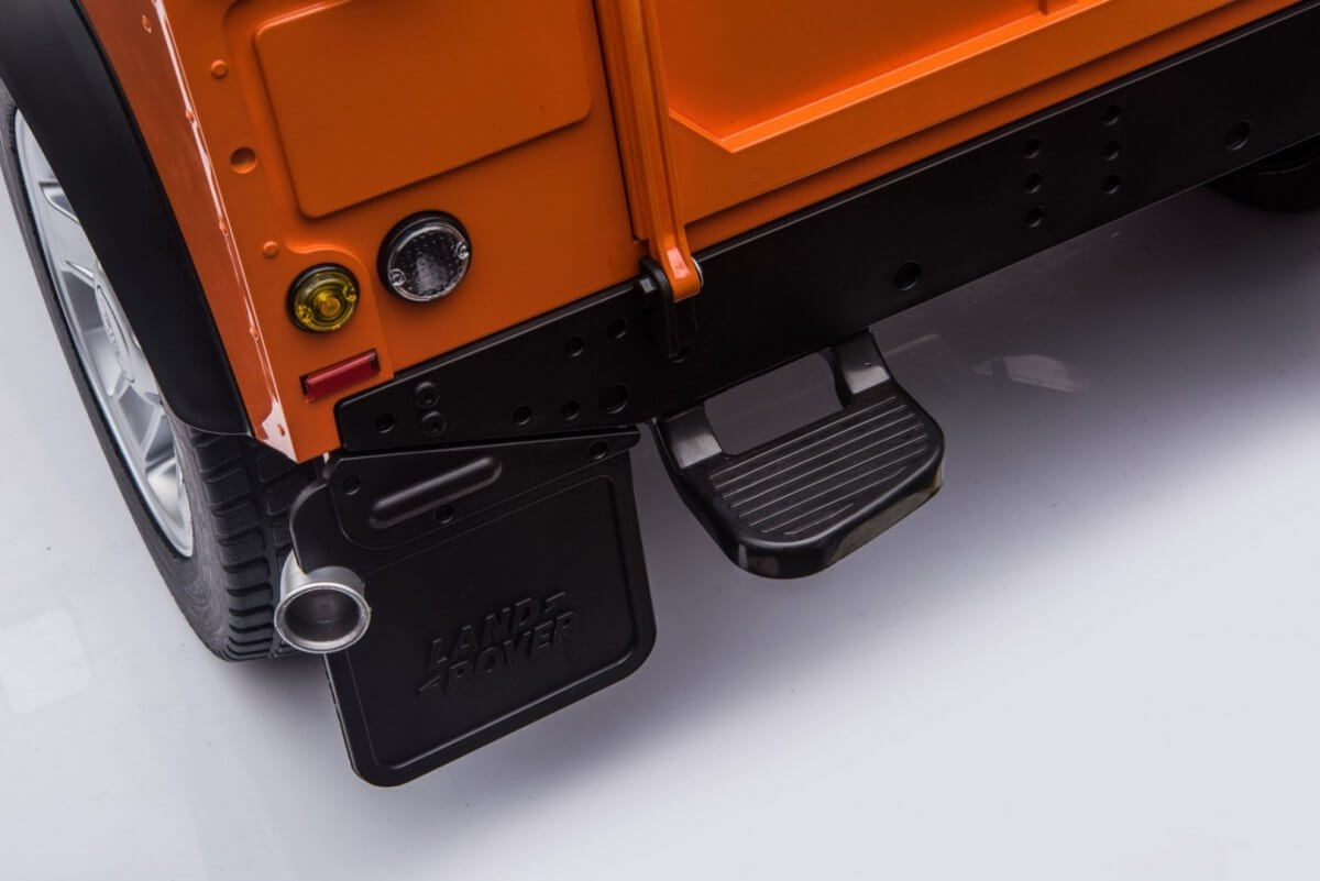 Masinuta electrica pentru copii Land Rover DEFENDER 4x4 (328) Portocaliu - imagine 3