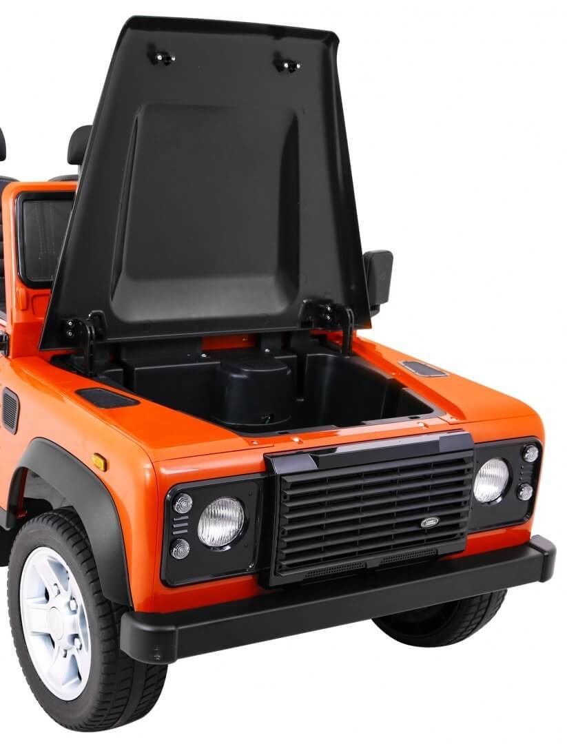 Masinuta electrica pentru copii Land Rover DEFENDER 4x4 (328) Portocaliu - imagine 10