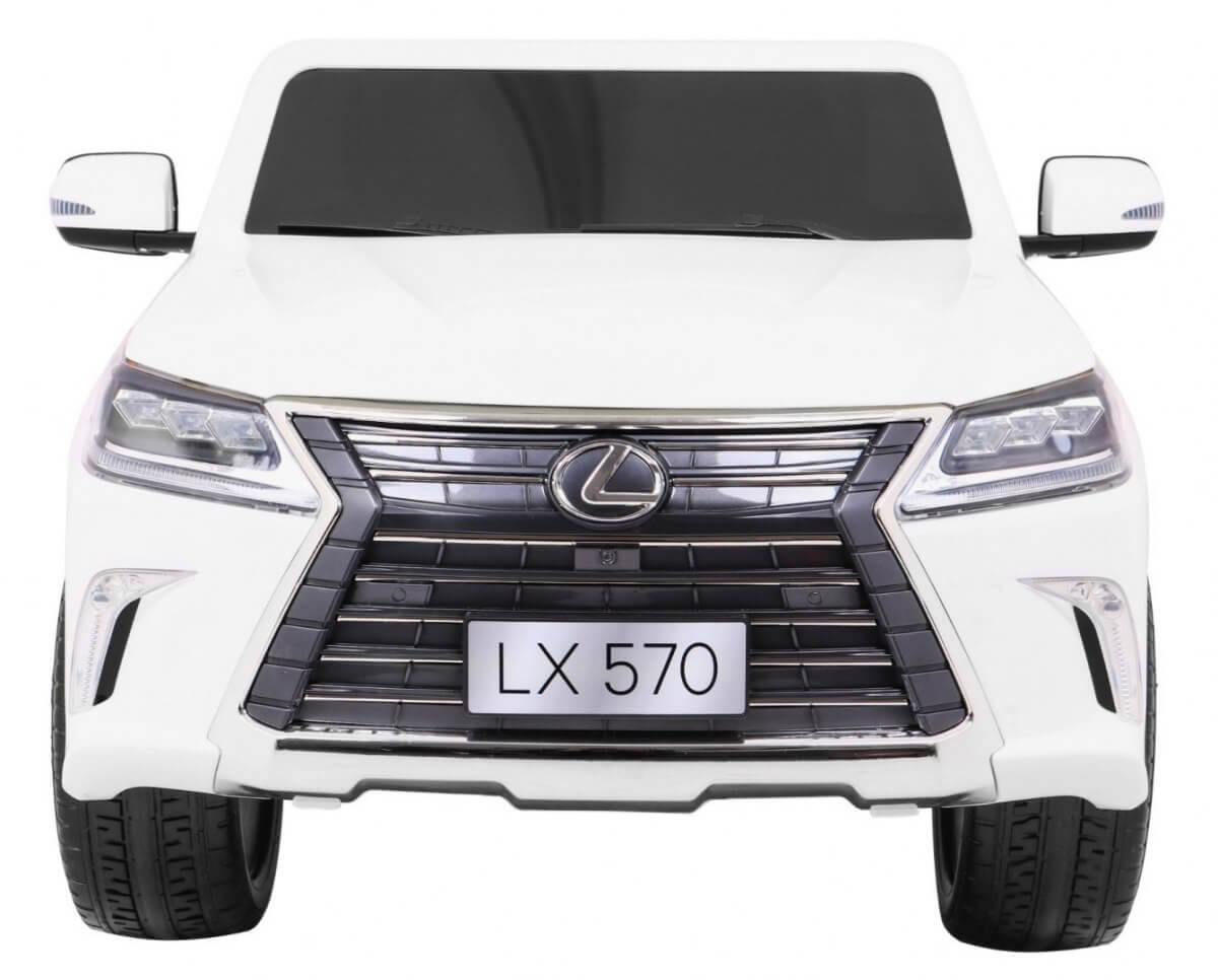 Masinuta electrica pentru copii LEXUS LX 570 Alb - imagine 3